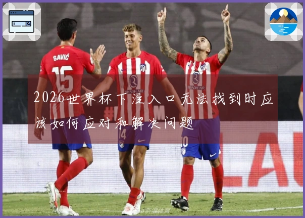 2026世界杯下注入口无法找到时应该如何应对和解决问题